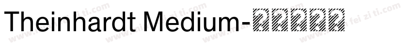 Theinhardt Medium字体转换